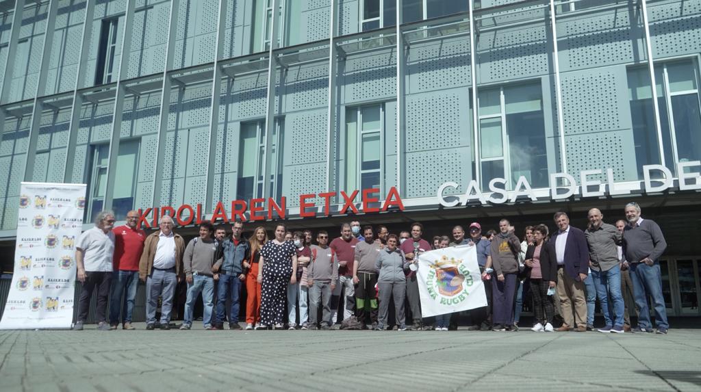 Presentación del equipo inclusivo del Iruña Rugby Club